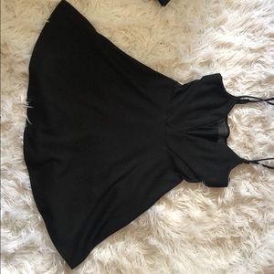 Mini black dress